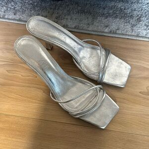 Zara Silver Heels